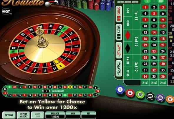 A demo version of Triple Bonus Spin Roulette.